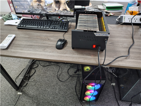 Ảnh Điện Thoại Trong Box Phone Farm Không Vào Được Internet